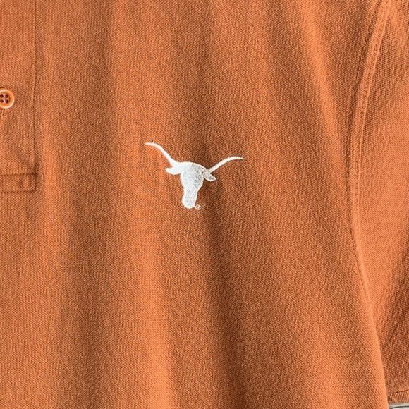 Nike Team Mens SS Polo Shirt 13th Golf Classic Embroid U Texas Longhorn Orange M - Picture 3 of 10